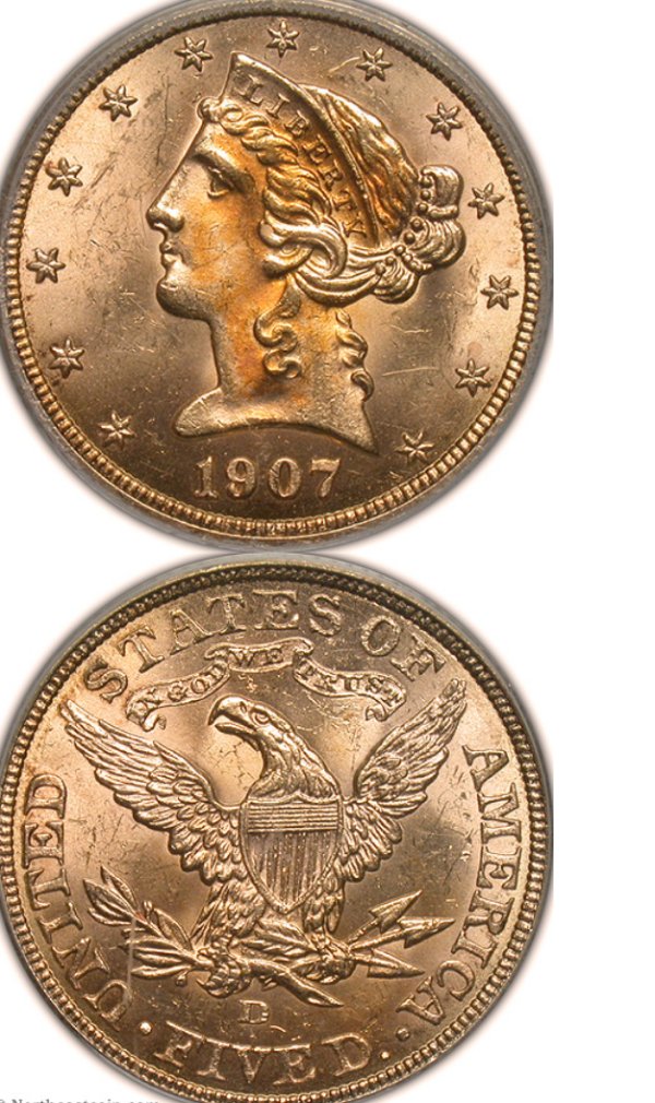 Guess-The-Grade-Of-This-1907-Denver-Half-Eagle